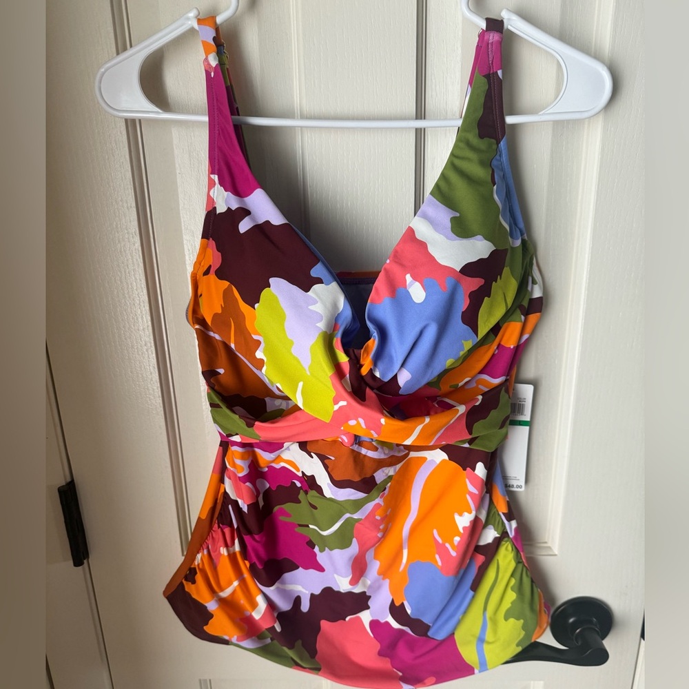 NWT Floral Tankini by Catalina, Size Large